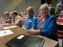 Outi ja Taisto Oulun Piirin rivissä