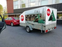 Kärry lähtövalmiina.