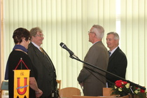 Reumayhdistyksen onnittelut Ahti kokko ja Pentti Räisänen