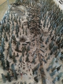 Raatteentien taistelu, pienosmalli