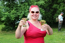 Kisan suurimman kalan ja saaliin voitti Tarja Mononen