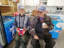 oiskohan talkootanssit mielessä kahvitauolla