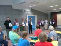 Tältä se sananmuodostus lopulta pyörimisen jälkeen näytti. Kilpailun lopputulos muutaman sanan jälkeen oli melko tasan.