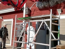 neuvonpitoa kesken vanhan maalin rapsuttelun