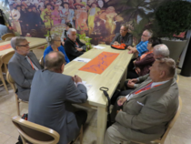 Oulun Piirin ryhmäkokous ennen liittokokouksen alkua.