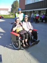 riksapyörällä ajelua