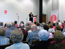 Juhlapuheen piti EKL:n Sosiaalipoliittinen asiantuntija Tarja Pajunen.