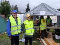 arpajaiskojulla on märkää, toteavat Hanski ja Taisto